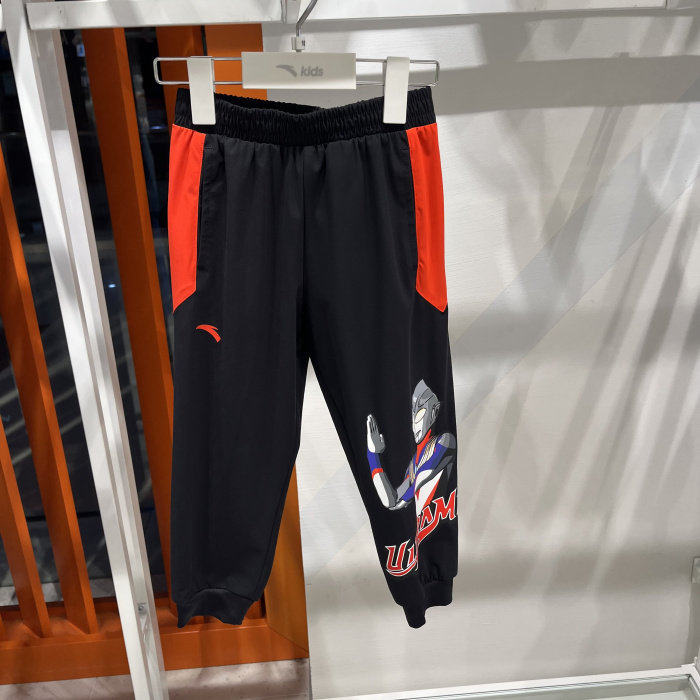 安踏儿童裤专柜正品26年夏男小童骑行系列冰肤运动长裤 352629711