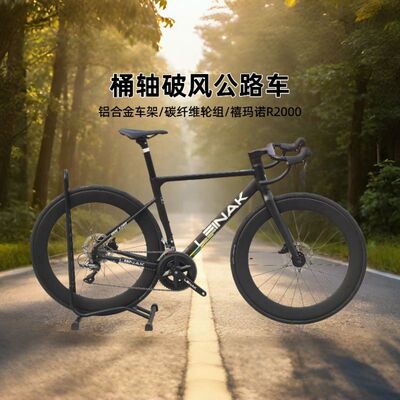 雷纳克乾坤男女通用通勤公路自行车铝合金车架16速变速碳纤维轮组