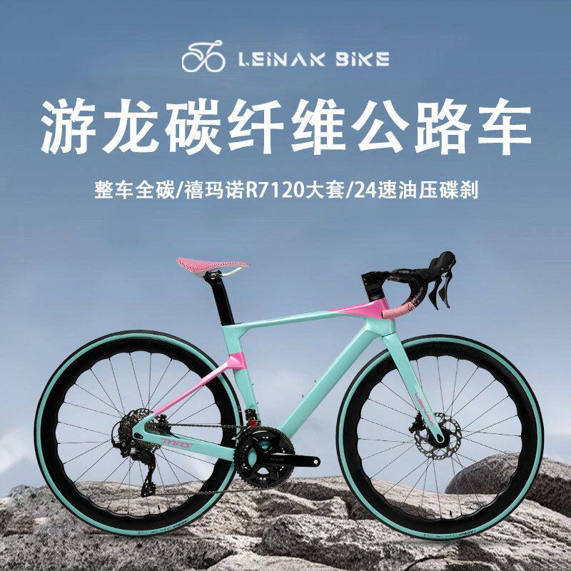 【全碳-限量降价】雷纳克游龙105R7120大套碳纤维24速油碟公路车