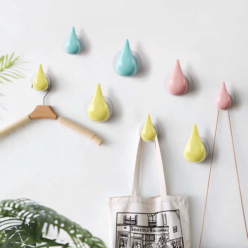 现代水滴挂钩墙上墙面装饰挂钩