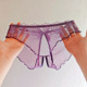 激情开裆裤 丁字裤 蕾丝三角裤 超火开女短裤 网纱情侣丁子性感 洞内裤