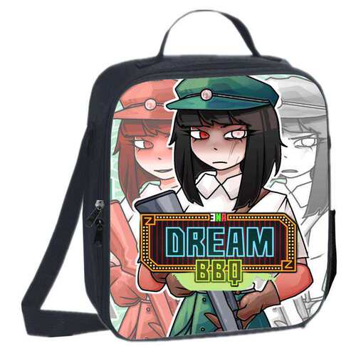 印logo新款ENA Dream BBQ大中小学生午餐包、DIY定制户外野餐包冰