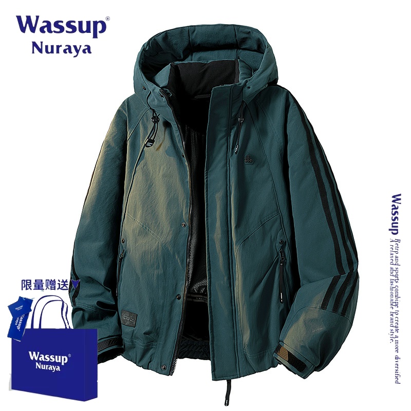 WASSUPNURAYA户外机能风羽绒服