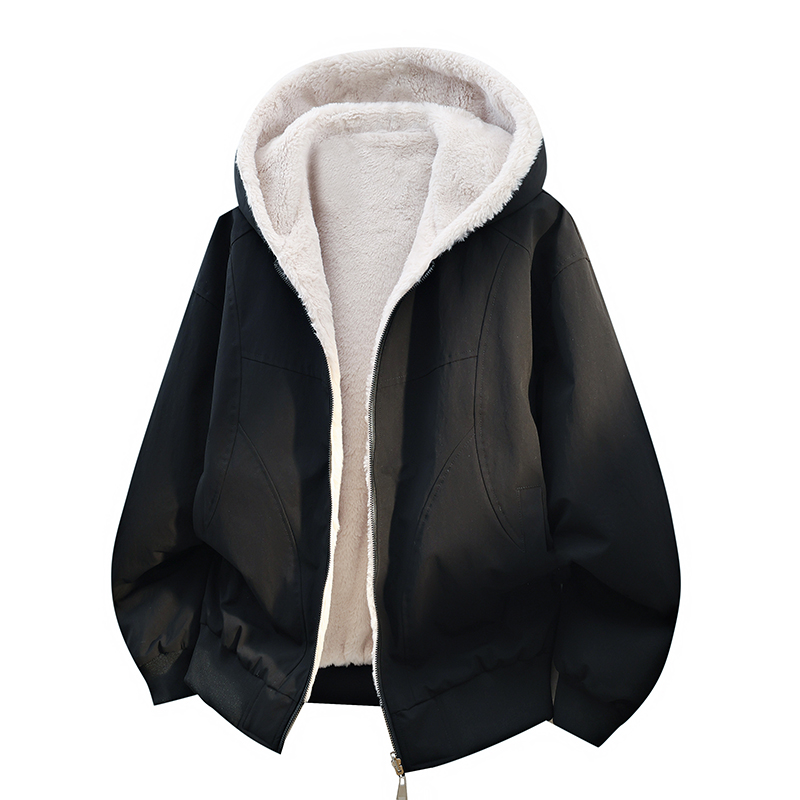 WASSUPNURAYA冬季新款加绒夹克