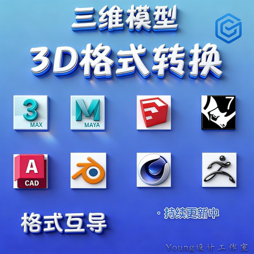 3D模型格式转换高低版本导入导出