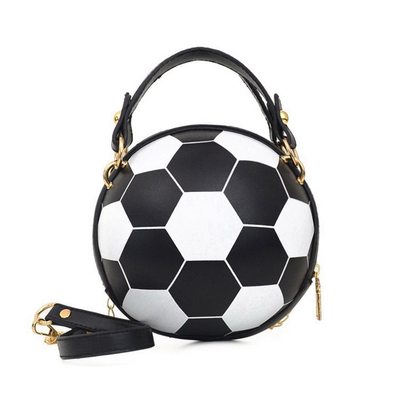 Fashion Basketball Round Shaped Shoulder Bags for Women Acry