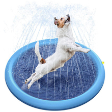 Cooling Pet Pool Swimming Mat Play Pad Sprinkler 170cm 170