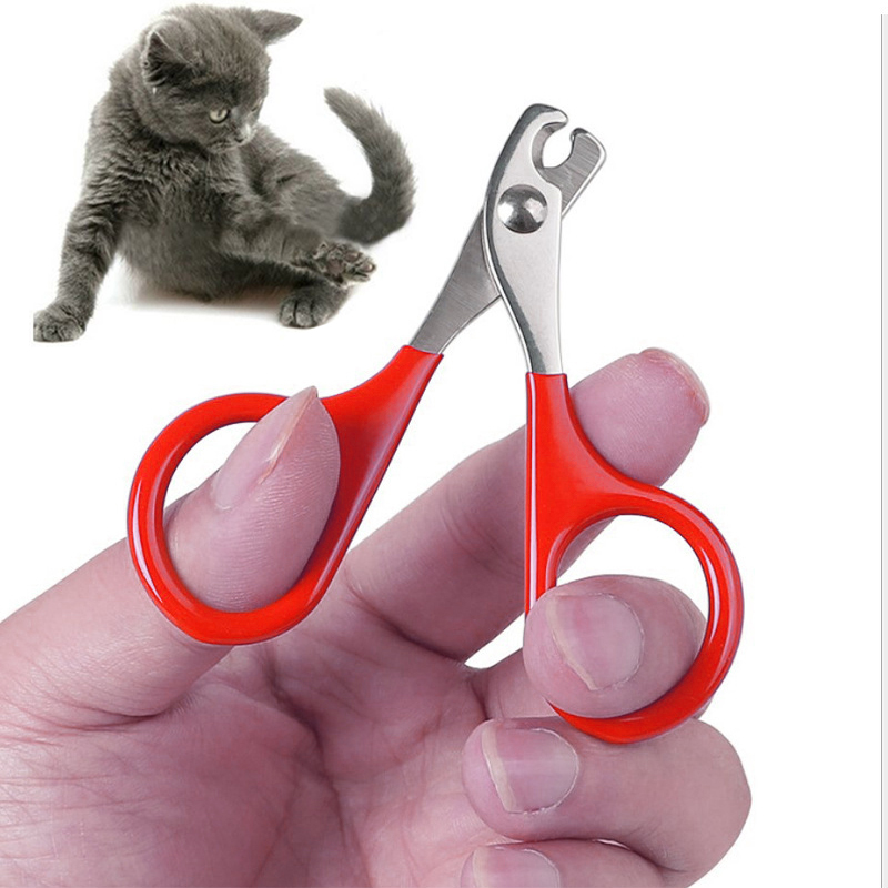 Cat Nail Scissors Pet Dog Nail Clippers Toe Claw Trimmer Pro