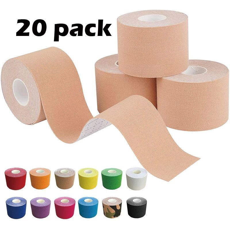(20-Pack) Sport Cotton Elastic Kinesiology Tape Knee Elbow P