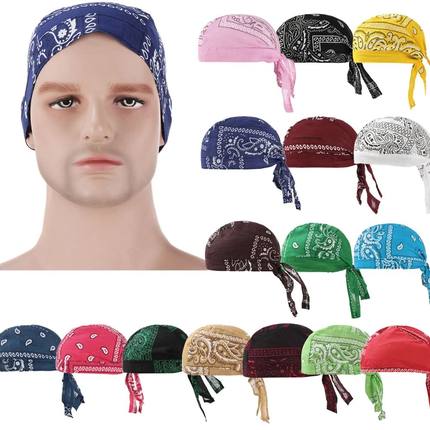 Durag Du-Rag Headwear Head Wrap Skull Cap Doo Do Rag Bandana