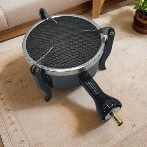 家用户外便携式红外线炉头直径15厘米液化气取暖简易炉野营防风炉