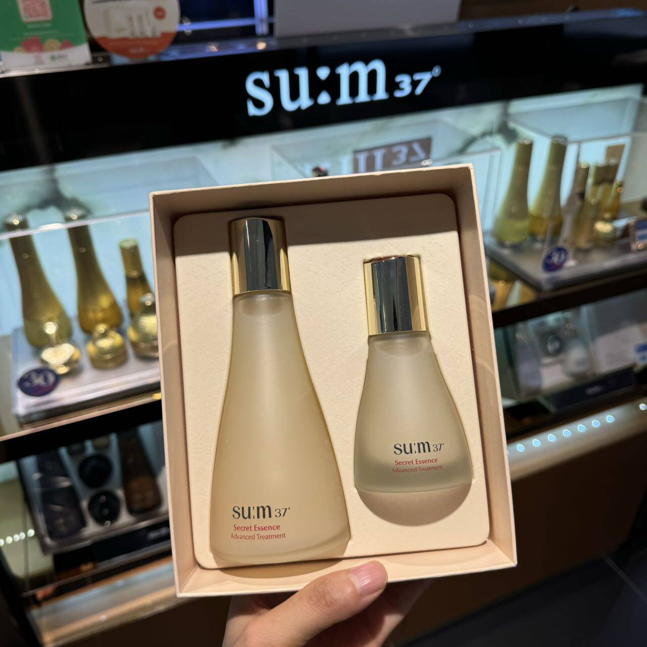 韩国su:m37°苏秘呼吸魔法精华套盒150 45ml补水舒缓细腻毛孔清爽