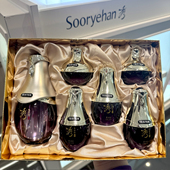 韩国Soo 滋润 抚纹嘭弹紧实保湿 Rye Han秀雅韩天参桑黄精华液套装