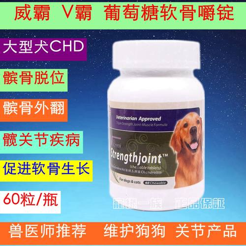 英国威霸v霸/葡萄糖胺软骨素嚼锭/关节锭促进犬猫关节软骨生长CHD - 封面