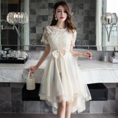 简约大气伴娘服成年礼服超仙裙小个子平时可穿女创意仙气质公主裙