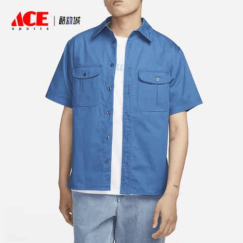 耐克男子运动休闲短袖衬衫T恤