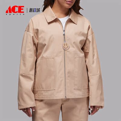 Nike/耐克正品Air Jordan男女翻领休闲运动外套FJ6136-296