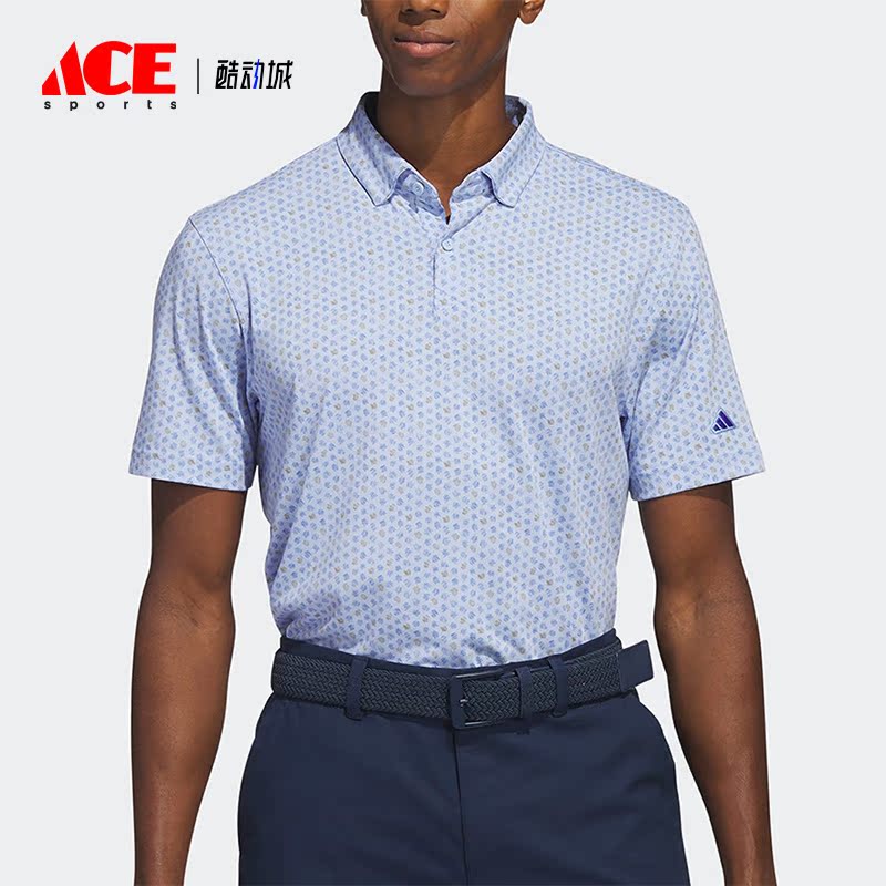 Adidas/阿迪达斯正品新款男子高尔夫短袖POLO衫HS1119
