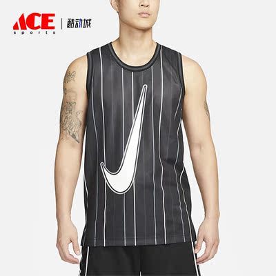 Nike/耐克正品新款男子篮球训练运动透气无袖背心DX0436-010