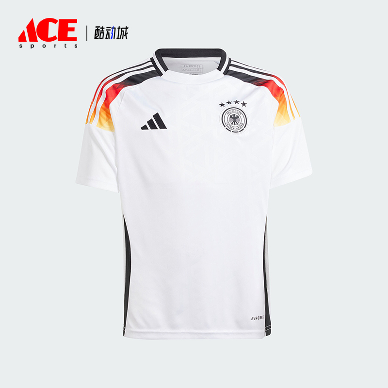 阿迪达斯大童足球运动球衣