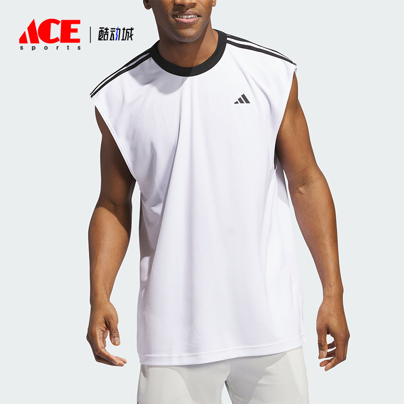 阿迪达斯男士篮球运动背心