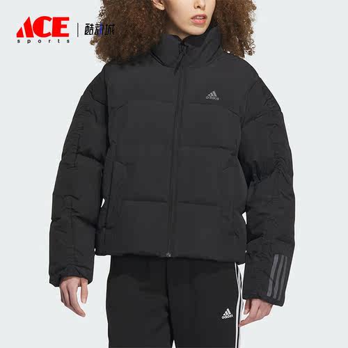 Adidas/阿迪达斯正品冬季新款女子休闲拉链保暖羽绒服外套IL8940