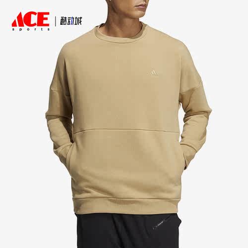 Adidas/阿迪达斯正品冬季新款男女运动加绒圆领卫衣HM2687