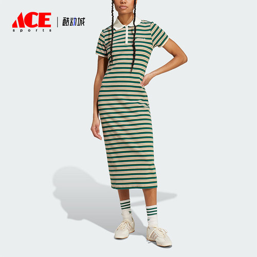 阿迪达斯女士时尚休闲连衣裙