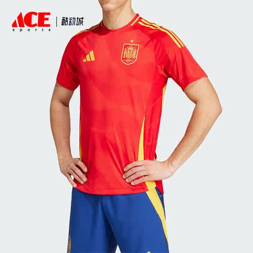 阿迪达斯男士足球运动球衣