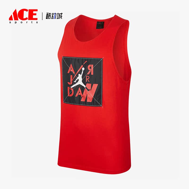 Nike/耐克正品运动男子透气休闲圆领印花无袖背心CI0276-657