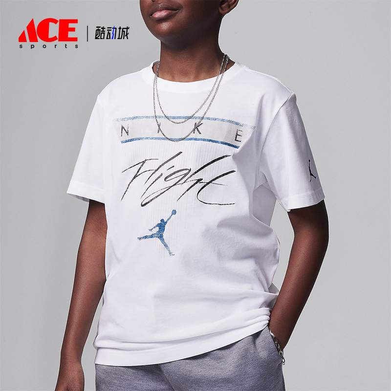 Nike/耐克大童新款圆领休闲T恤