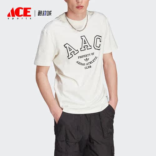 Adidas/阿迪达斯正品三叶草男子印花透气运动短袖T恤IM4571