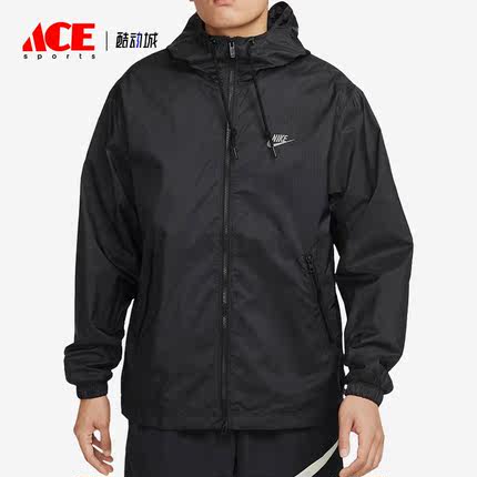 Nike/耐克正品新款男子运动梭织连帽夹克外套FB7805-010