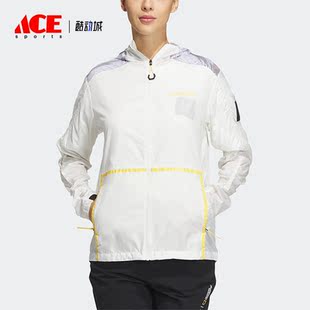 NATGEO Adidas 阿迪达斯正品 运动夹克HY4692 女子防晒UPF50
