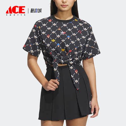 阿迪达斯正品女子短袖T恤