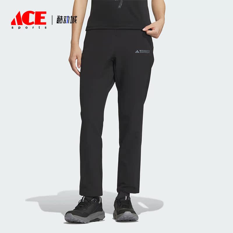 Adidas/阿迪达斯正品TERREX女士户外锥形运动软壳裤IN2232