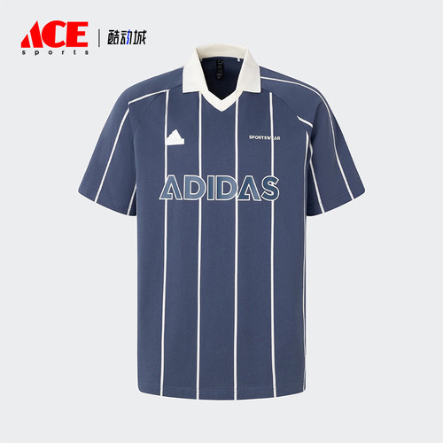 阿迪达斯男士休闲运动短袖