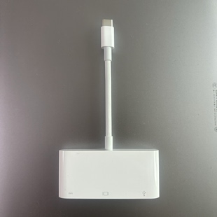 苹果笔记本电脑iPad转USB-C转VGA多端口转换器