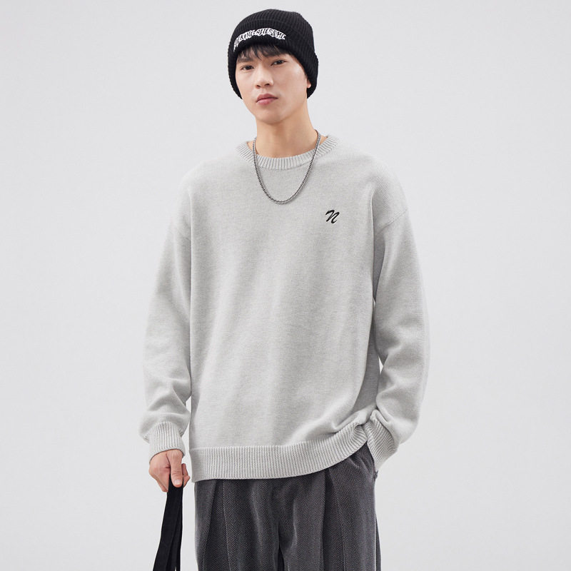 日系潮牌慵懒风针织毛衣男士秋冬季2024新款宽松圆领针织衫外套男,户外/登山/野营/旅行用品,户外休闲衣,淘宝优惠券,粉丝福利购,淘宝优惠卷