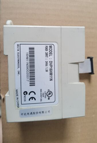 二手拆机台达plc扩展模块DVP16HM11N