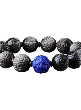 银曜石手串青金石貔貅手链手把件