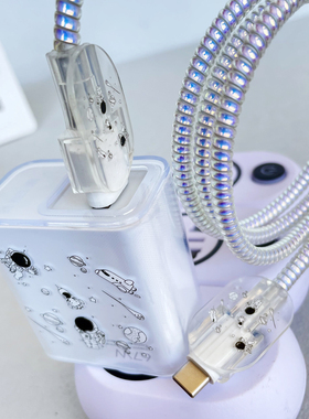 适用红米Note13pro Note12turbo K60数据线保护套67w充电器缠绕线