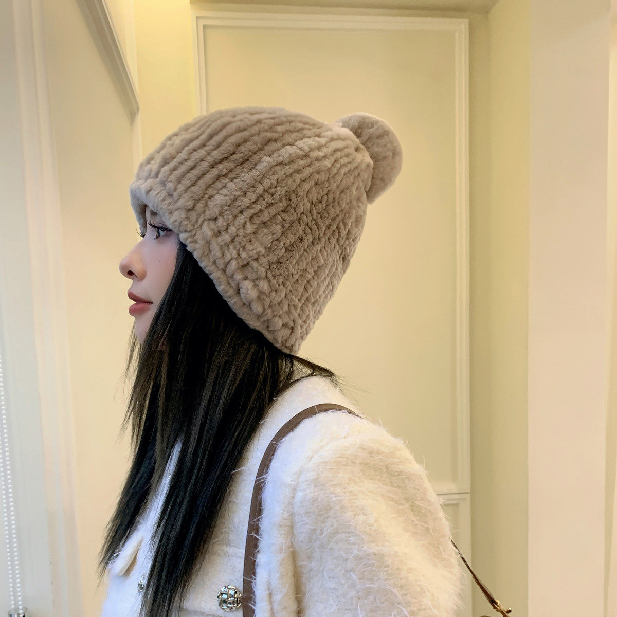 处理价加厚獭兔毛帽女冬季编织兔毛帽子冬天保暖狐狸毛球皮草帽子,服饰配件/皮带/帽子/围巾,帽子,淘宝优惠券,粉丝福利购,淘宝优惠卷