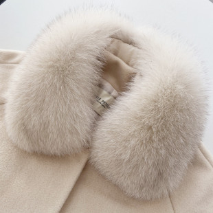 真毛狐狸毛围脖狐狸毛毛领子皮草围脖围巾女冬小方领围巾假领子