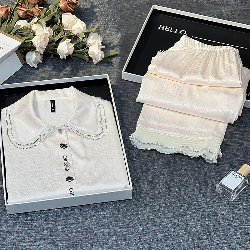 斯服玛睡衣女春秋冰丝长袖山茶花轻奢丝绸两件套秋冬家居服礼盒装,女士内衣/男士内衣/家居服,睡衣/家居服套装,淘宝优惠券,粉丝福利购,淘宝优惠卷