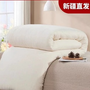 新疆长绒棉被纯棉花被子被芯棉絮垫被2x2.3米双人8斤1.5x2米单人