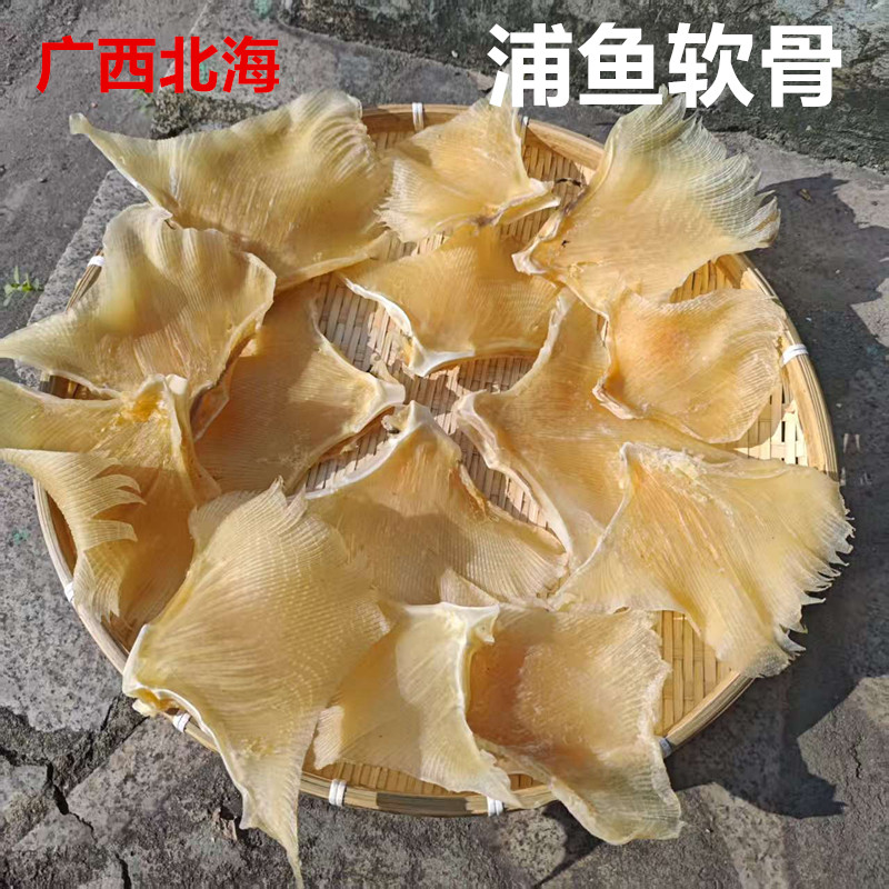 广西北海渔民淡晒浦鱼软骨新鲜干