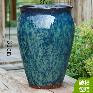 特价粗陶罐子多肉花盆陶瓷绿植多肉老庄盆透气紫砂陶罐法师植物盆