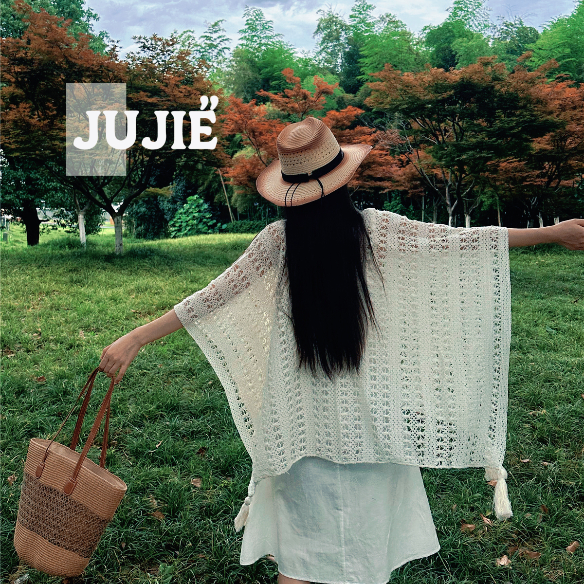 文艺复古风镂空披肩旅游民族风遮阳空调房遮肩颈春夏薄款围巾百搭