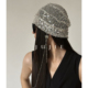 民族风链条装 饰亮片包头帽显脸小时尚 堆堆帽春夏天复古气质镂空女